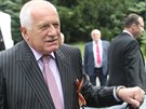 Exprezident Václav Klaus na recepci ruského velvyslanectví neodmítl ani...