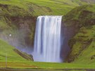 Island, vodopád Skogafos