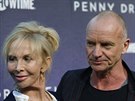 Sting a jeho manelka Trudie Stylerová na premiée televizního seriálu Penny...