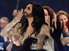 Conchita Wurst v hudební souti Eurovize (Koda , 8. kvtna 2014)