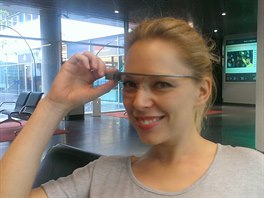 Moderátorka Martina Hebíková z Óka mla z Google Glass radost, a to jet ani...