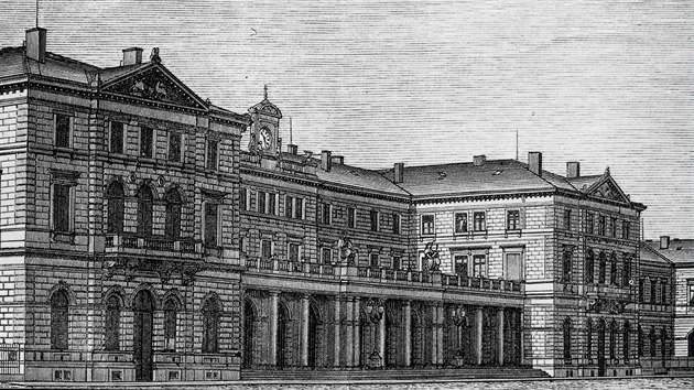 České nádraží v Drážďanech v letech 1861 až 1864