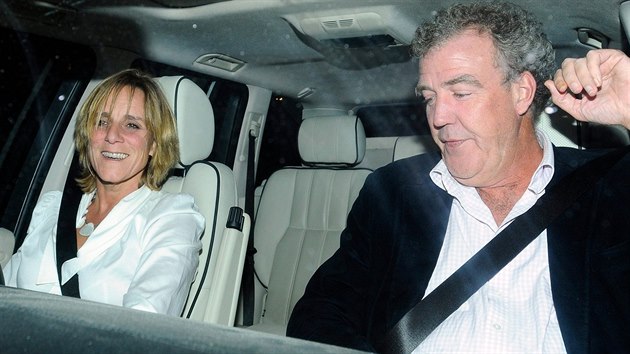 Jeremy Clarkson s manelkou v roce 2010