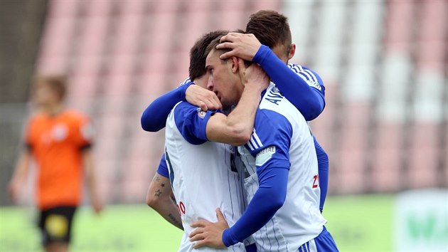 Znojemt fotbalist slav trefu do st Liberce, kter porazili 4:1.