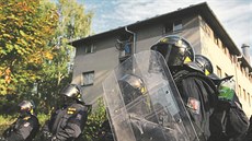Ubytovnu ve varnsdorfské Masarykov� ulici museli p�i nepokojích v roce 2011...