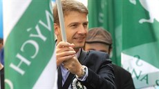 Svobodní na 1. máje uspo�ádali protievropský happening (1. kv�tna 2014)