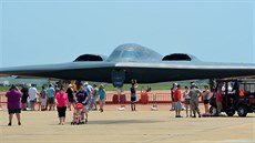 Strategický bombardér B-2 Spirit na letecké show na základn Barksdale v...