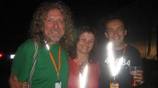 Colours of Ostrava 2006: Robert Plant a jeho kytarista Justin Adams se vyfotili