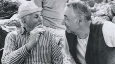 Philippe Noiret a Bohumil Hrabal (1994)