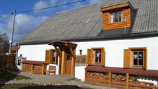 Sou�asný vzhled rodinného domu. Oprava trvala p�t let.