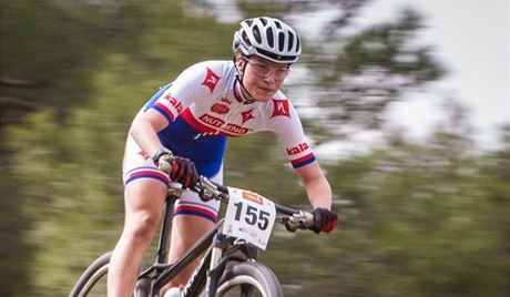 Cyklistka Barbora Prdková