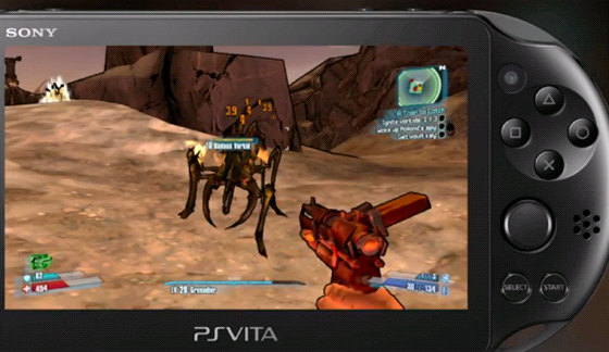 Stíleka Borderlands 2 pro PlayStation Vita.