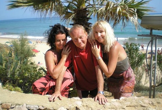 Adriana Sobotová, Ludk Sobota a Marta Richterová na dovolené v Portugalsku...