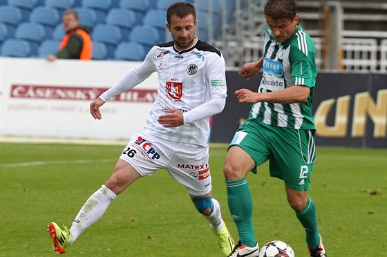 Momentka z utkání Hradec Králové - Bohemians Praha (Stíkov).