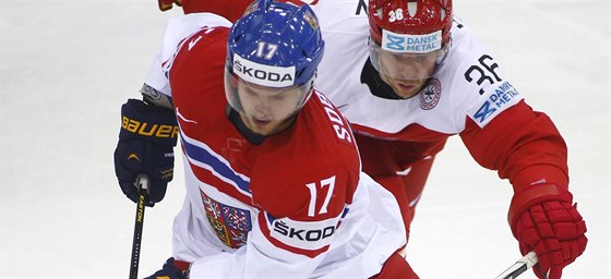 Vladimír Sobotka v dresu eské hokejové reprezentace.
