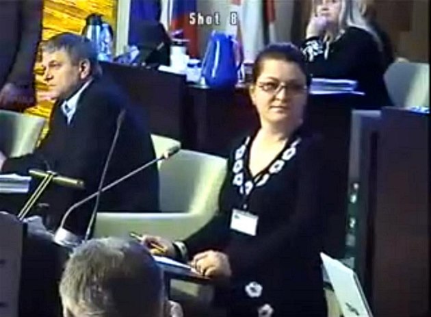 Vedoucí odboru kultury ústeckého magistrátu Jana Müllerová na záznamu ze...