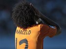 NEDAÍ SE. Marcelo se drí za hlavu. Real Madrid prohrál na hiti Celty Vigo a