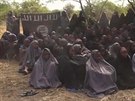 Boko Haram v pondlí zveejnilo video zachycující pes 200 unesených kolaek....