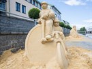 Cipískovit tradin zahajuje letní turistickou sezonu v Písku. Sochy z písku...
