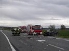 Dopravní nehoda u Drakovic na Pardubicku