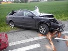 Dopravní nehoda u Drakovic na Pardubicku