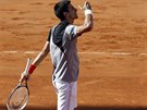 Srbský tenista Novak Djokovi ve finále turnaje v ím.