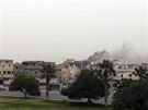 Dým zahalil libyjský parlament, na který zaútoili ozbrojenci (Tripolis, 18....