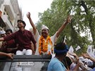 Arvind Kedríval, indický populista, jen vyuil veejné rozílení z ohromné