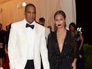 Jay-Z a Beyoncé na Met Gala v Metropolitním muzeu (New York, 5. kvtna 2014)