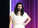 Leo Mare coby Conchita But na udílení cen Andl (14. kvtna 2014)