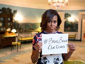 K twitterové kampani za osvobození unesených školaček se připojila i Michelle...