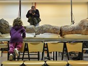 Kosti dinosaura byly vystaveny v muzeu v argentinskm mst Trelew (18. 5.