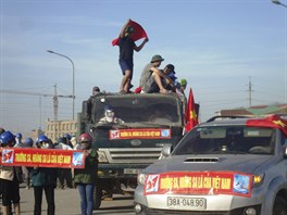 Vietnamci protestuj proti nskm teritorilnm ambicm v Jihonskm moi...