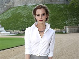 Emma Watsonová na veei poádané princem Williamem na zámku ve Windsoru (13....