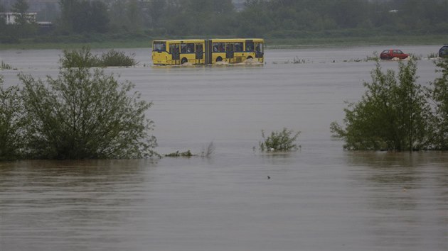 Zaplaven pedmst Sarajeva (15. kvtna 2014)