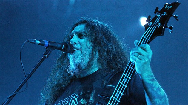 Americká thrashmetalová legenda Slayer v Ostravě (6.6.2012).
