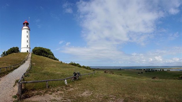 Ostrov Hiddensee s majkem Dornbusch