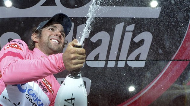 Australsk cyklista Michael Matthews zstv i po tvrt etap Giro d' Italia v rovm.