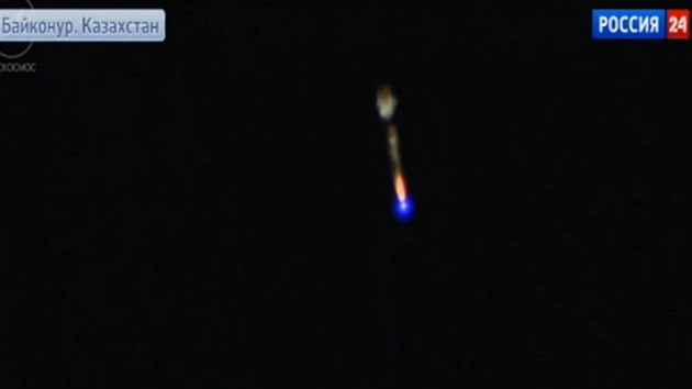 Raketa Proton M v potížích devět minut po startu