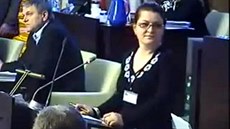 Vedoucí odboru kultury ústeckého magistrátu Jana Müllerová na záznamu ze...