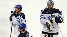 Hokejisté Finska smutní, po proh�e s USA z�ejm� nepostoupí do �tvrtfinále MS.