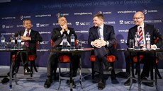 Premiéři Donald Tusk, Viktor Orbán, Robert Fico a Bohuslav Sobotka na...