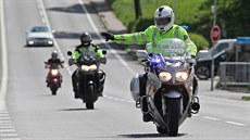 Dopravní akce policie na Vysoin byla zamená na motorkáe.