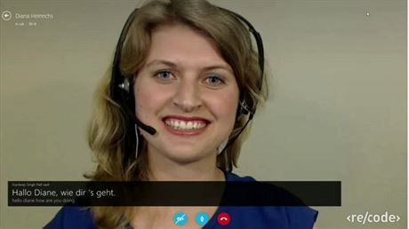 Rozhovor mezi nmeckým a americkým zamstnancem Microsoftu byl ve Skypu v...