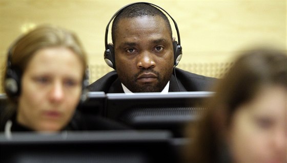 Germain Katanga ped mezinárodním soudem v Haagu (4. listopad 2009)