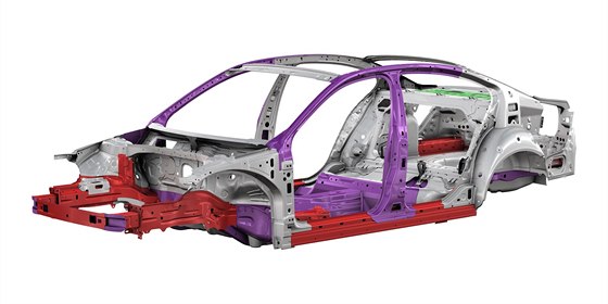 Skelet nového Volkswagenu Passat