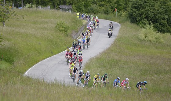 Z KOPCE. Z 11. etapy Giro d'Italia 2014.