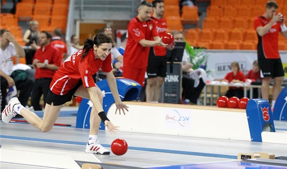 Lucie Vaverková na mistrovství svta v kuelkách v Brn. 