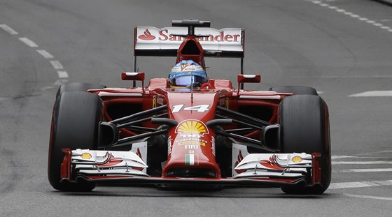 Ferrari v roce 2014, kdy v jeho kokpitu jet sedl Fernando Alonso. 