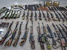 Zbran, která ukrajinská armáda údajn zabavila separatistm v Horlivce (22....